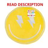 Decorative Round Smile Pillow, 16 in