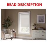 (6) White Cordless Vinyl Roller Shade 37.25x72 in
