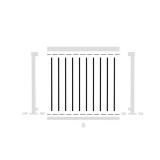 4 ft Matte Black Deck Railing Kit