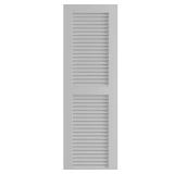 18" x 48" PVC Two Equal Louver Shutters