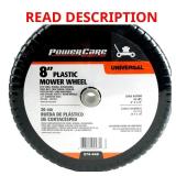 8 in. Universal Plastic Wheel for Lawn Mowers