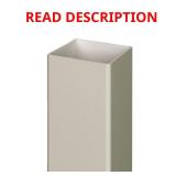 5 in. x 5 in. x 8 ft. Tan Wicker Fence Post