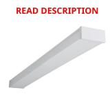 WP 4 ft 4000-Lumen 4000K White LED Wraparound