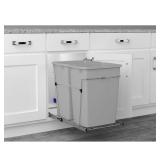 Rev-A-Shelf Chrome Waste Pullout 35 qt