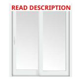 Glacier White Sliding Patio Door 71x80