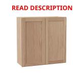 Sinclair Wall Cabinet, Shaker Oak