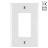 Decora 1-Gang White Wall Plate