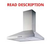 Vissani Siena 30" Wall Mount Hood, Stainless