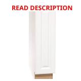 Hampton Satin White Cabinet (9x34.5x24)
