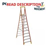Fiberglass Podium Ladder 16 ft Reach, 300 lb