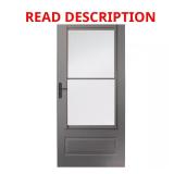 400 Series 36x80 Charcoal Gray Storm Door