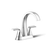Cursiva 4-in Centerset Double-Handle Faucet