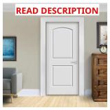 Caiman 36x78 2-Panel Right Door Prehung White