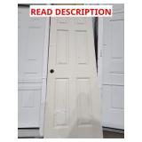Masonite 28x78 Primed Hollow Core 6-Panel Door