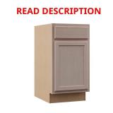 Unfinished 18x24x34.5 Kitchen Cabinet Base