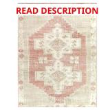 Fermont Blush 6 ft 7 in x 9 ft Medallion Rug