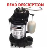 1 HP Stainless Steel Dual Suction Sump Pump