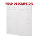 Colonial White Steel Slidin Door Panels