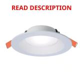 RL 6in Canless LED Downlight, 900/1200lm