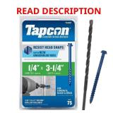 1/4 in. x 3-1/4 in. Hex Anchors