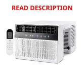 10,000 BTU Window AC w/Dehum & Remote