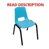 Blue & Black Kids Stacking Chair