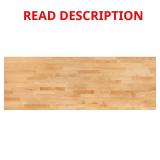Hampton Bay 8 ft L x 25 in D Birch Countertop