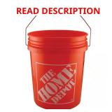 The Home Depot 5 Gallon Orange Homer Bucket
