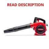 180 MPH 2-Cycle 25cc Gas Leaf Blower