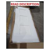 (2) 4 panel white shaker doors