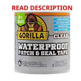 8 ft. Waterproof Patch and Seal Tape Clear