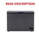 10 cu. ft. Freezer, Manual Defrost, Black