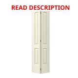 Caiman 2-Panel grey Closet Bi-Fold Door