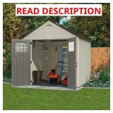Tremont 7 ft Resin Storage Shed 8 ft
