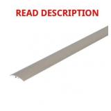 M-D Pewter Aluminum Floor Transition 1-1/2x72