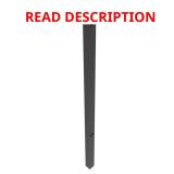 Dillon 2x2x70 Black Aluminum Fence Post