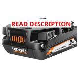 RIDGID 18V 2.0Ah Li-Ion Battery AC8400802