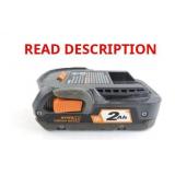 Ridgid 18V 2Ah Lithium Ion Battery