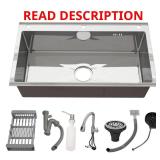32 in. Drop-In/Sink Stainless Steel