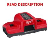 Milwaukee M18 Dual Bay Battery Charger 1pc