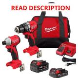 Milwaukee M18 Compact Brushless 2-Tool Kit **2Ah