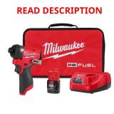 Milwaukee M12 FUEL 1/4" Brushless Driver