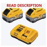 DEWALT 20V 2-Pack 8Ah Battery