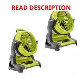ONE+ 18V Bucket Top Misting Fan 2-Pack