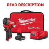 Milwaukee M12 Stubby 3/8" Impact Kit