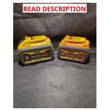 Salvage Battery Lot Featuring DeWalt 20V MAX 9Ah