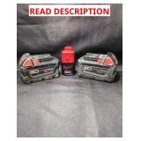 Salvage Battery Lot: Milwaukee M18 5Ah & M12