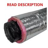 4 in. x 12 ft. Insulated Duct R6 Silver Jacket