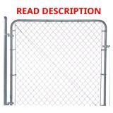 Galvanized Chain Link Fence Gate Kit 26 68 in