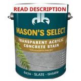 Transparent Concrete Stain, Slate (Qty 4)